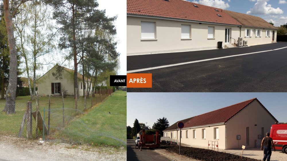 <p>Rénovation et agrandissement de la Maison médicale – Pruniers-en-Sologne</p>